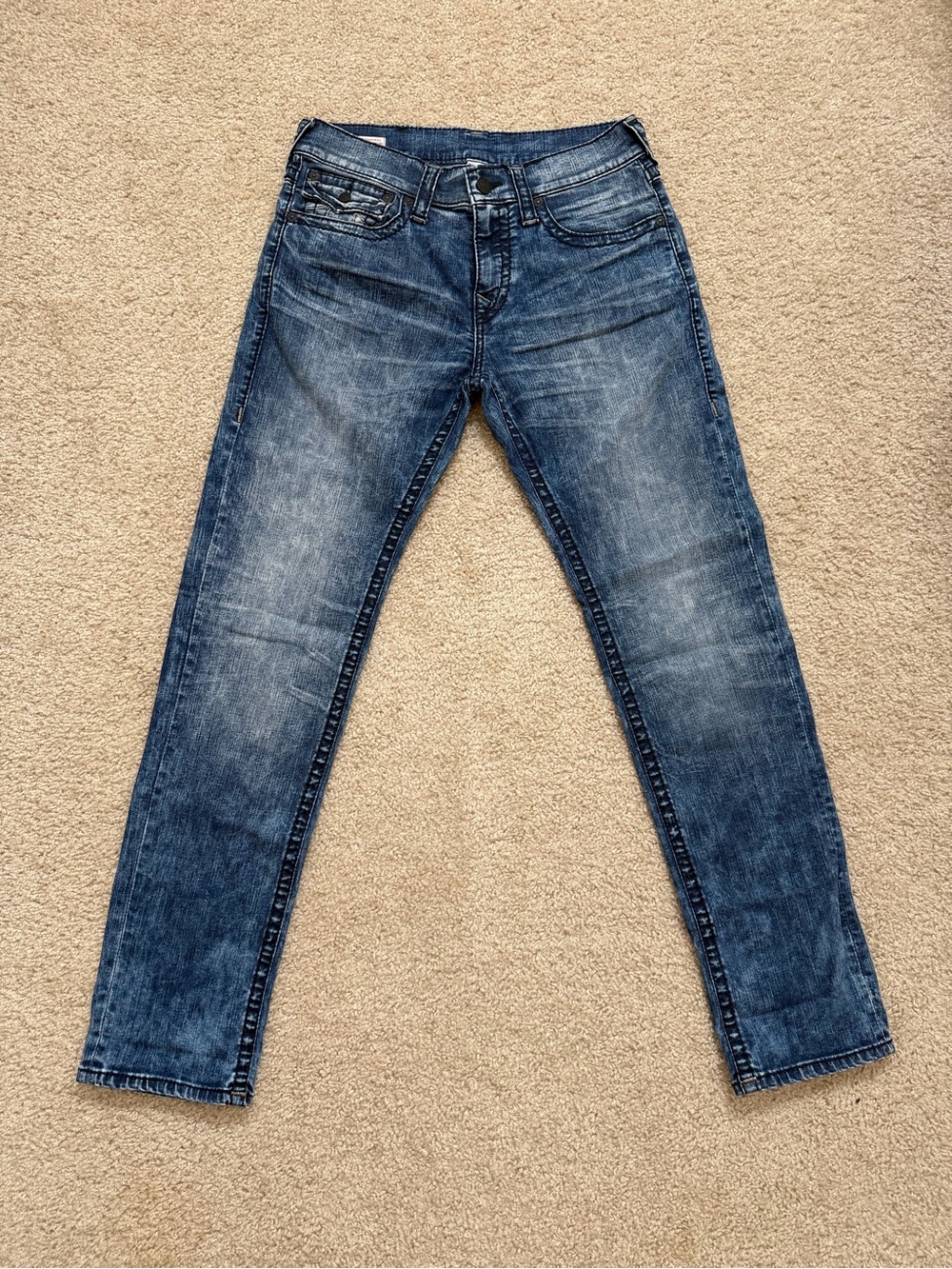 Men's Blue True Religion Jeans